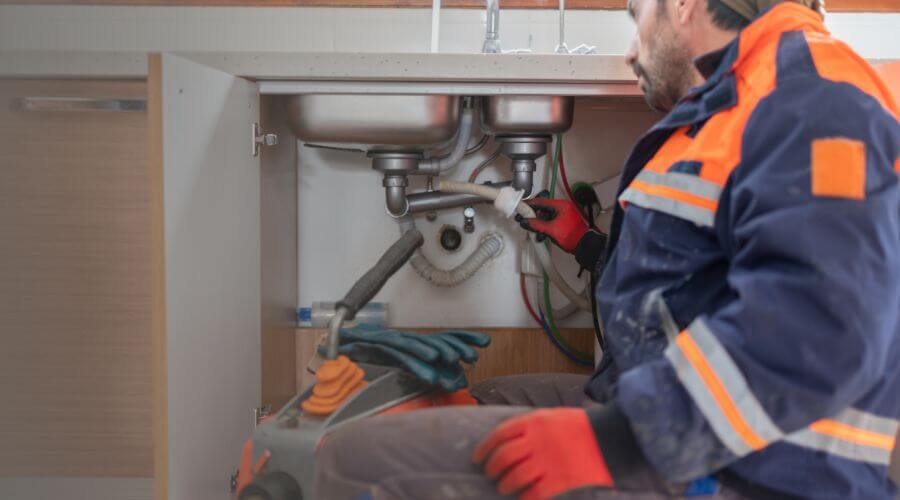 Camera Pipe Inspection Under Slab in Underwood, WA